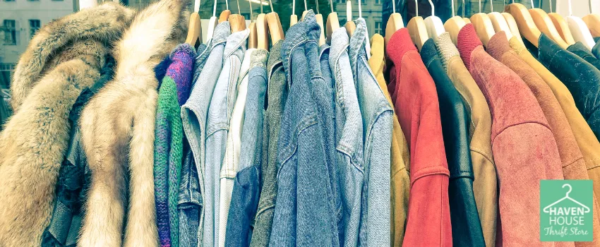 HHTS - Clothes Rack of Vintage Coats