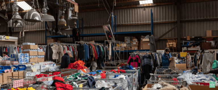 HHTS-thrifting at a warehouse